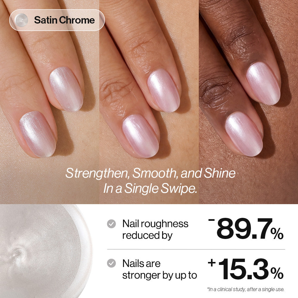 [Satin Chrome] Nail Care Polish