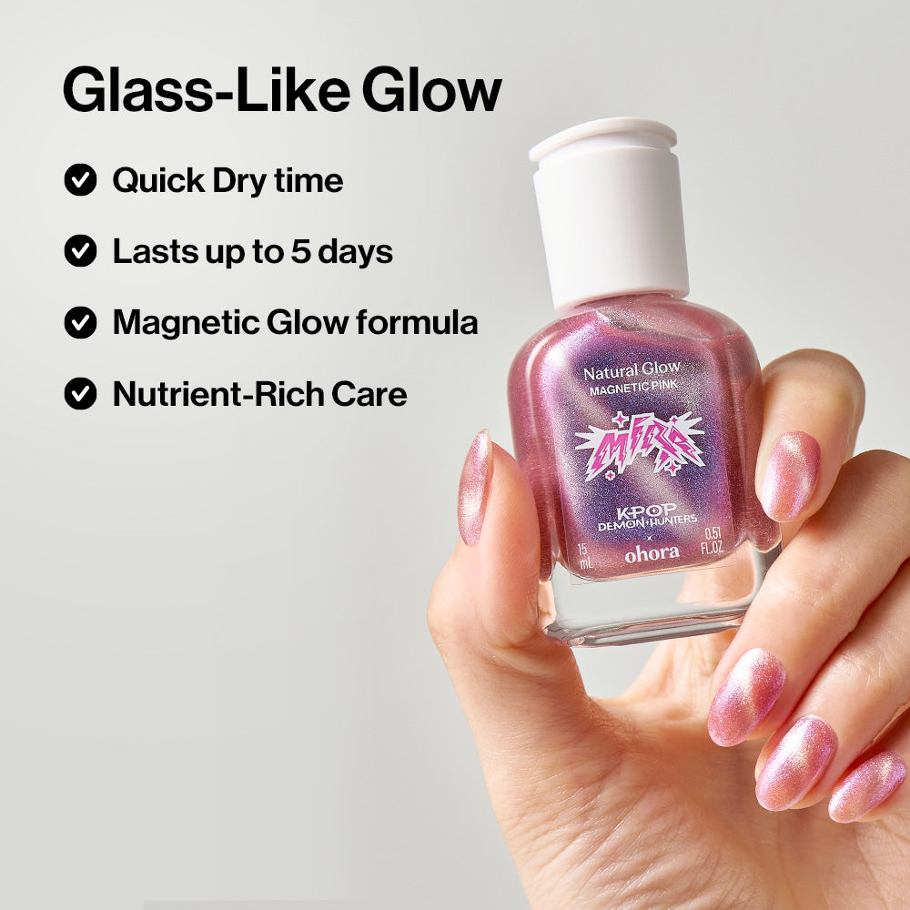 [Ships after 7/8] [Mira] Magnetic Pink Nail Care Polish