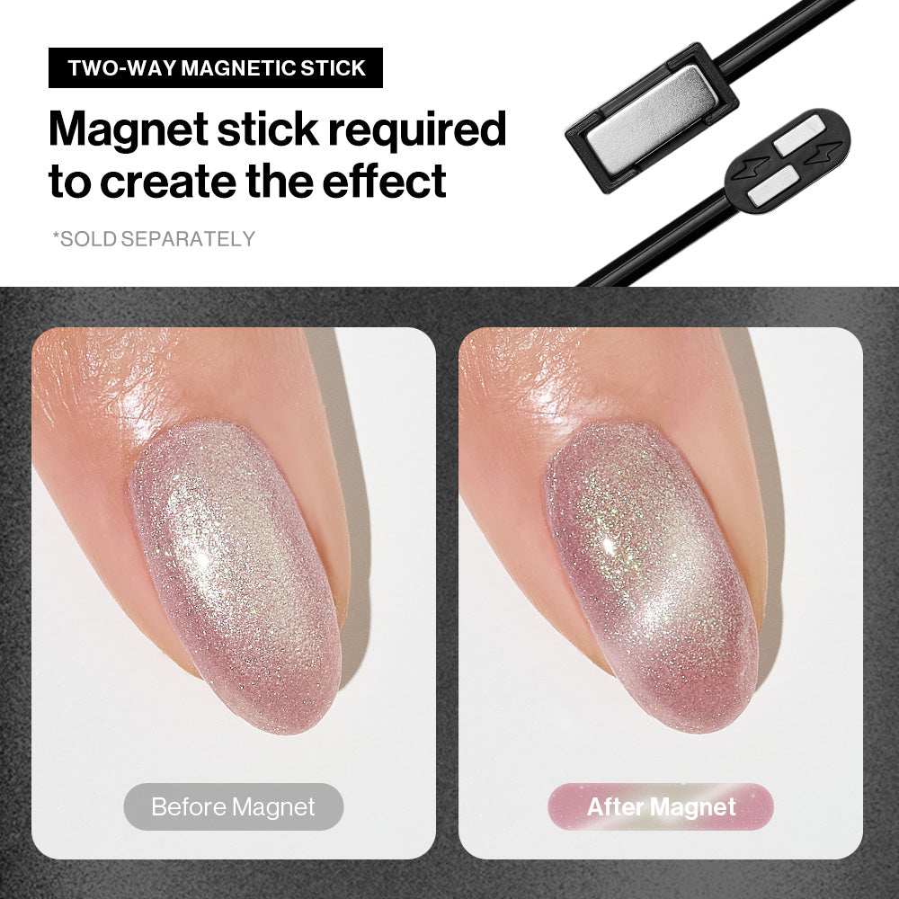 [Ships after 7/8] [Zoey] Magnetic Green Nail Care Polish