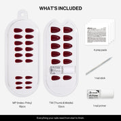 Allure Burgundy [Short Oval]