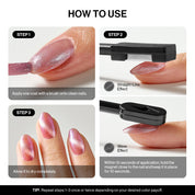 [Ships after 7/8] [Mira] Magnetic Pink Nail Care Polish