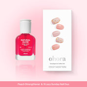 [20% OFF] Peach Strength & Lazy Sunday Nail Duo