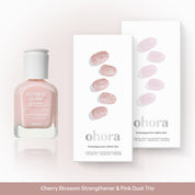 [7% OFF Strengthener x Nail] Cherry Blossom & Pink Dust Trio