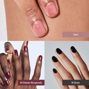 [7% OFF Strengthener x Nail] Taro & Burgundy Onyx Trio