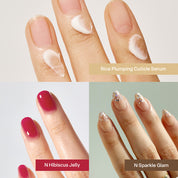 [7% OFF Cuticle Serum x Nail] Rice Plumping Cuticle & Jelly Glam Trio