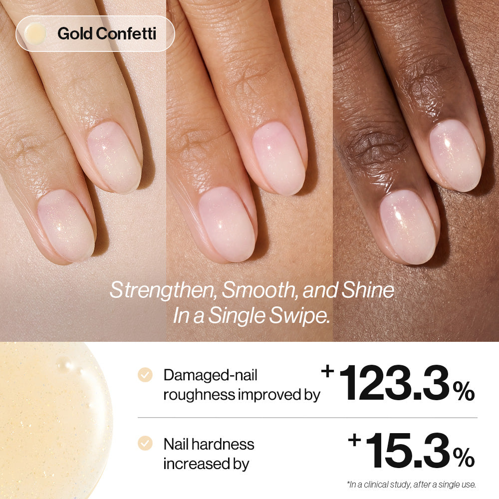 [Gold Confetti] Nail Care Polish