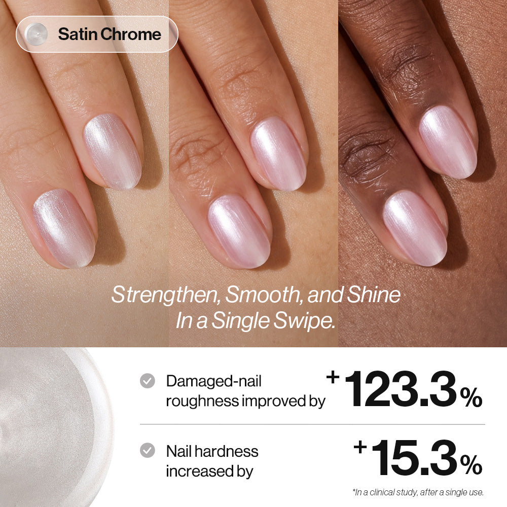 [Satin Chrome] Nail Care Polish